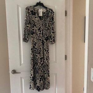 ba&sh silk midi dress.